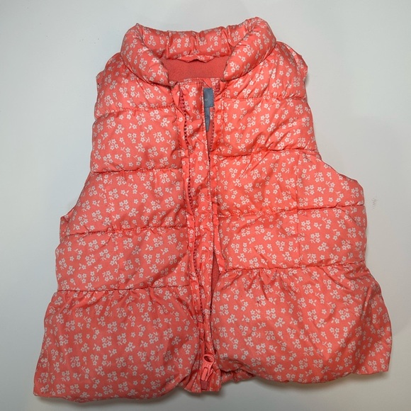 BabyGap Red Floral puffy Jacket 2yrs (I) - Picture 1 of 9